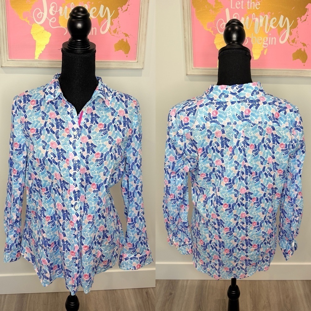 Talbots Petite Lightweight Cotton Button Up (LP)